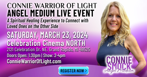 Connie Warrior of Light | Grand Rapids Open Forum Mediumship Event poster
