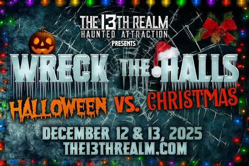 Wreck The Halls: Halloween vs Christmas poster