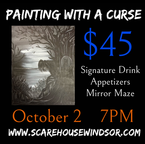 The Entity Painting with a Curse - Unleash Your Inner Artistic Power Wed Oct 2 poster