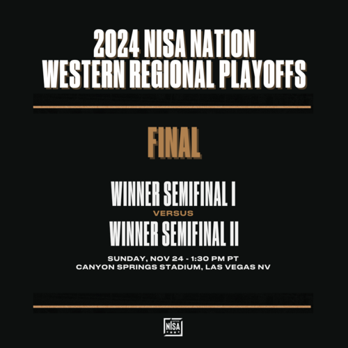 2024 NISA Nation Western Regional Playoffs - Final poster