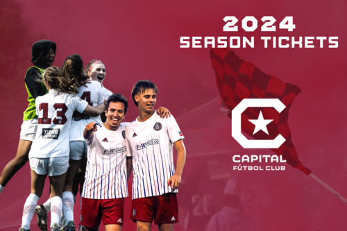 2024 Capital FC Season Tickets poster