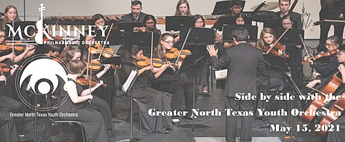 Side by Side with the Greater North Texas Youth Orchestras poster
