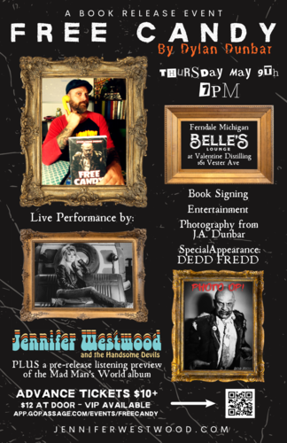 Free Candy - Book Release and Concert poster