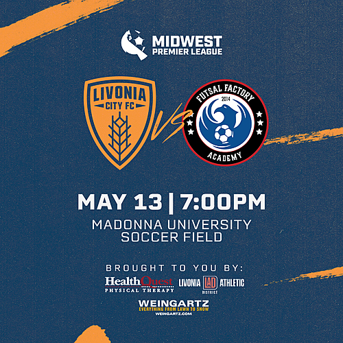 Livonia City FC vs Futsal Factory Academy poster