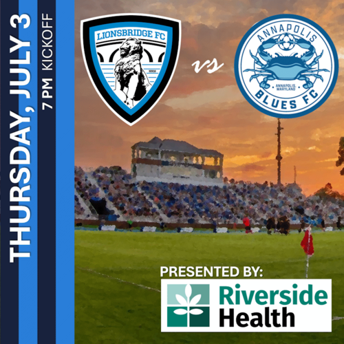 Lionsbridge FC vs Annapolis Blues (July 3, 2025) poster