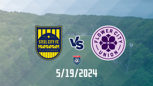 Steel City vs Flower City NPSL poster