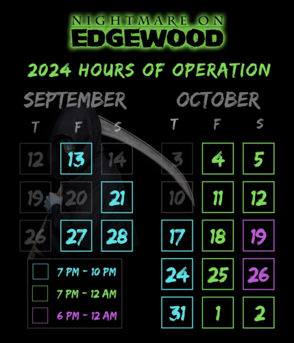 Nightmare on Edgewood 2024 poster