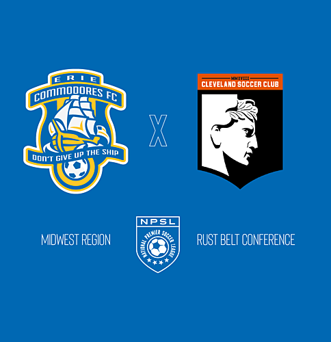 Erie Commodores FC - Men's & Women's Double Header poster