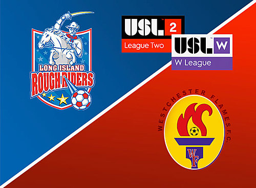 Double-Header vs Westchester Flames poster