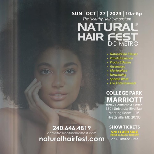 Natural Hair Fest DC Metro poster