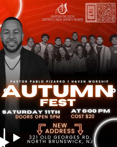 Autumn Fest 2025 - Church of God Northern District of NJ  poster