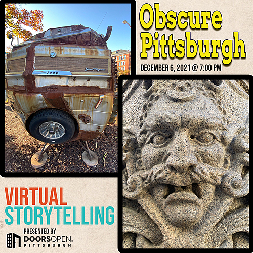 RECORDED/ 12.6.2021 Obscure Pittsburgh poster