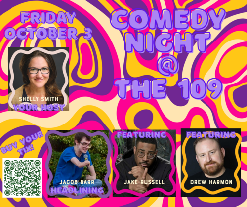 Comedy Night at The 109 - October 2025 poster