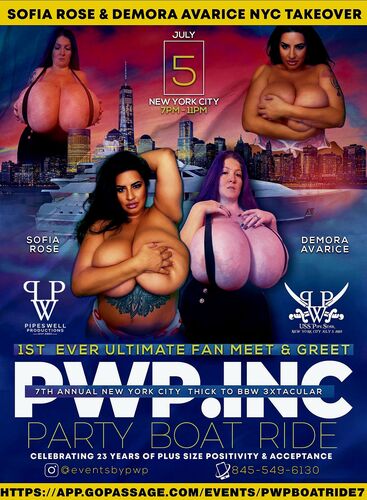 Barry's Busty VIP Section  at The 7th Annual Thick to BBW Boat Ride image