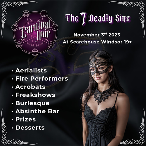Carnival Noir: The 7 Deadly Sins image