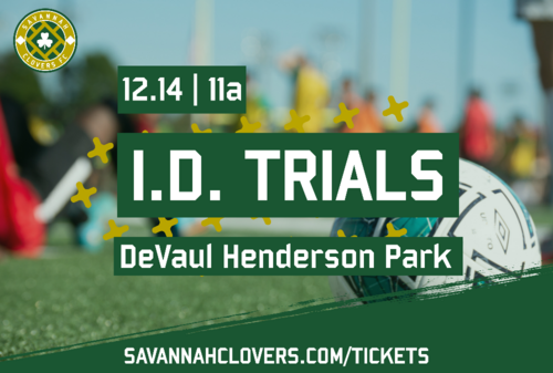 Savannah Clovers- December ID Trials poster