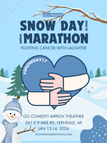 Snow Day 2024 24 Hour Sketch Show poster