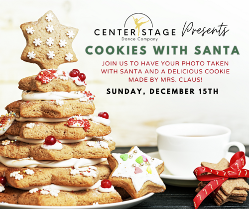 Cookies With Santa! poster