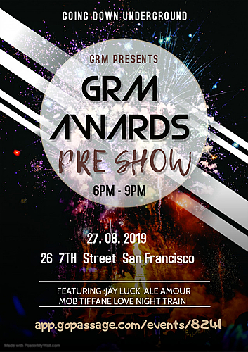 GRM Awards Pre-Show poster