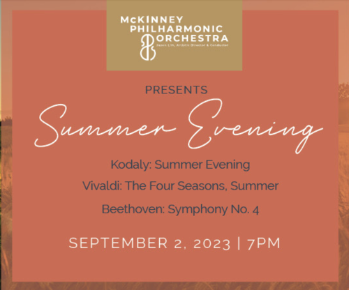 McKinney Philharmonic Orchestra - Summer Evening image