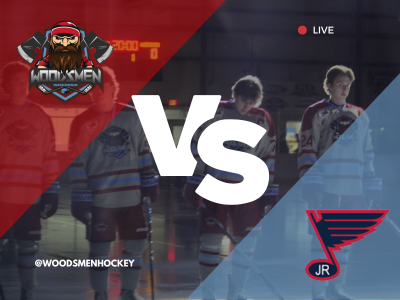 Game  20: Woodsmen Vs. St. Louis Junior Blues: Pack the Pantry poster