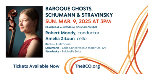 BAROQUE GHOSTS, SCHUMANN & STRAVINSKY  poster