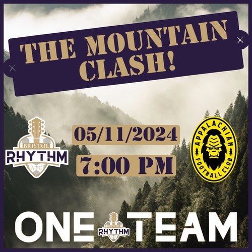 Bristol Rhythm AFC v. Appalachian FC poster