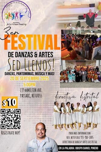 3er Festival de Danzas y Artes del Distrito Norte de NJ poster