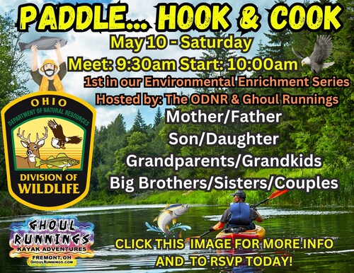 PADDLE, HOOK and COOK poster