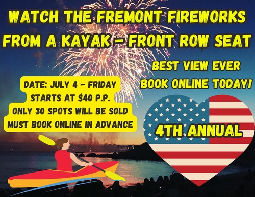 Fremont Fireworks Paddle & View poster