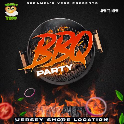 Scambl'd Yegs Presents: BBQ PARTY JUNE 28 2025 poster