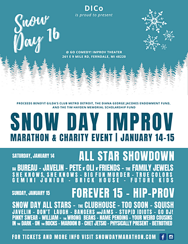 Snow Day 2023 Bangers and Jams poster