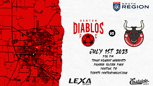 Denton Diablos vs Lubbock Matadors poster