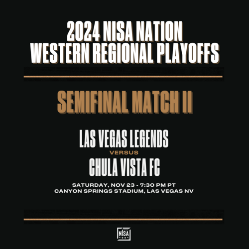 2024 NISA Nation Western Regional Playoffs - Semifinal II poster