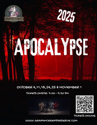 Apocalypse at Graham Creek's Forest 2025 poster