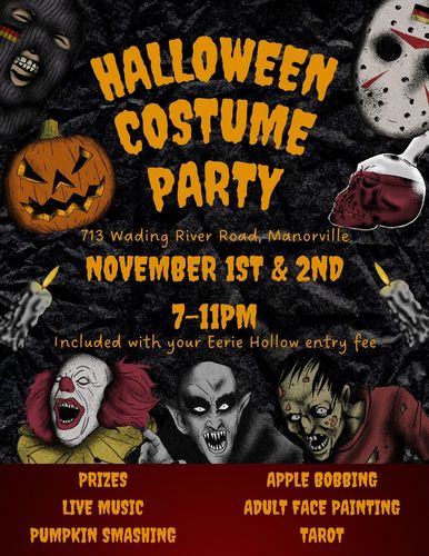 Eerie Hollow's 1st Annual Halloween Costume Party poster