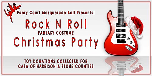Rock n Roll Fantasy Costume Christmas Party poster