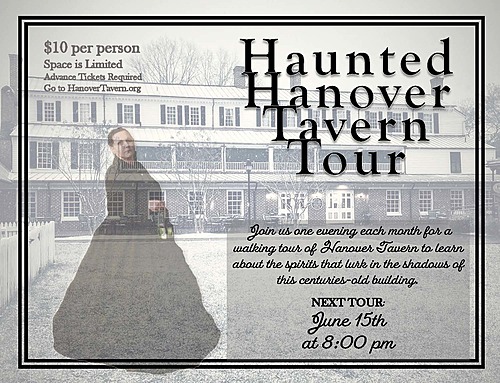 Haunted Hanover Tavern Tours June poster