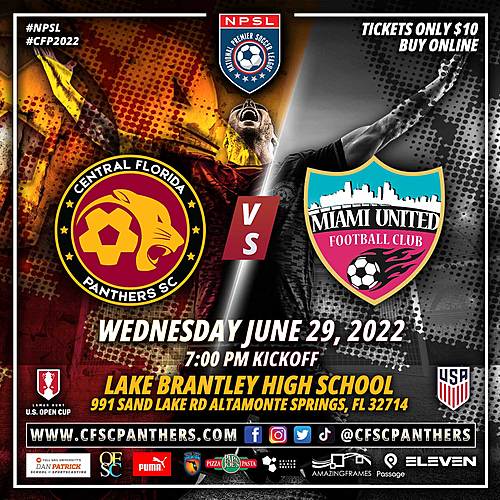 CFSC Panthers vs Miami United poster