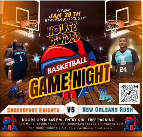 Shreveport Knights vs. New Orleans Rush  poster