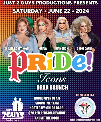 PRIDE Icons Drag Brunch! poster