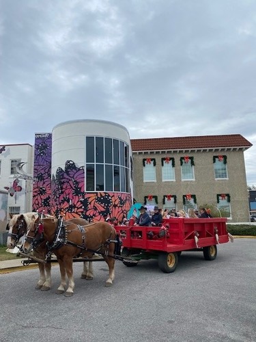 Historic Downtown Panama City Winter Wonder Wagon image