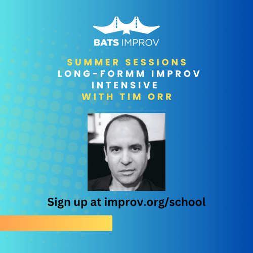 In-Person: Long-form Improv Intensive with Tim Orr - 08/01/25 poster