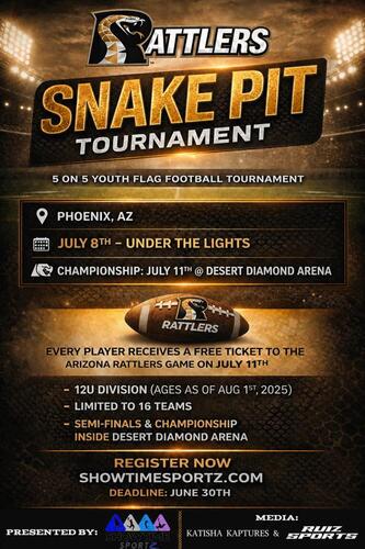 Snake Pit Flag Football Tournament poster