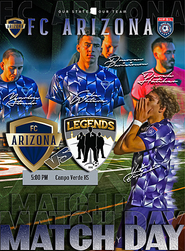 NPSL - FC Arizona vs Las Vegas Legends FC  image