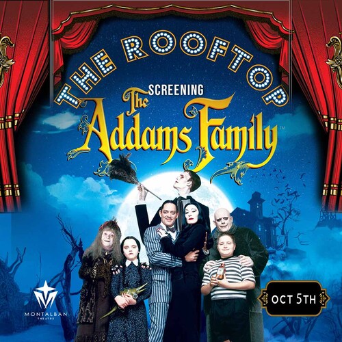 Addams Family : Hollywood Glam! Rooftop Cult Classic Screening poster
