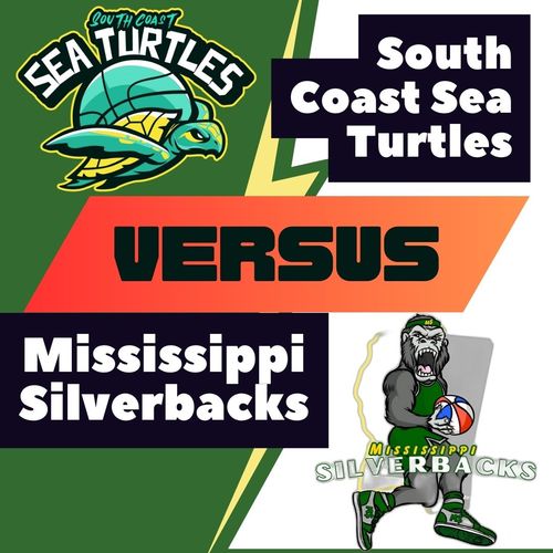 Mississippi Silverbacks vs. South Coast Sea Turtles poster