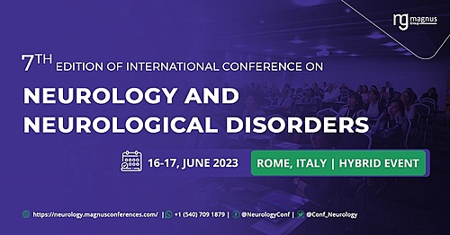 7th Edition of International Conference on Neurology and Neurological Disorders poster
