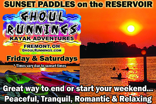 Reservoir Sunset Paddles (Fri/Sat & Sundays ONLY if is is before a Holiday Monday) poster
