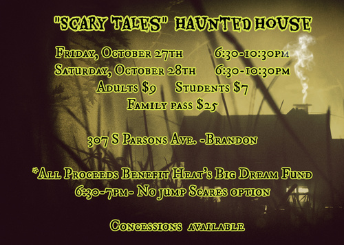Tampa Bay HEAT'S Haunted House- SCARY TALES  poster